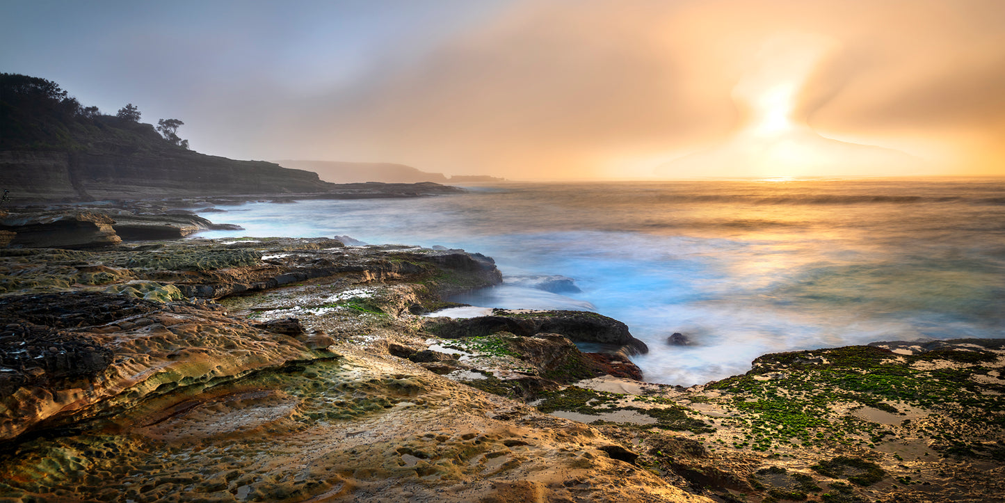 "Rocky Sunrise at Wasp Head" - Original Australian PanoScape Fine Art Photograph