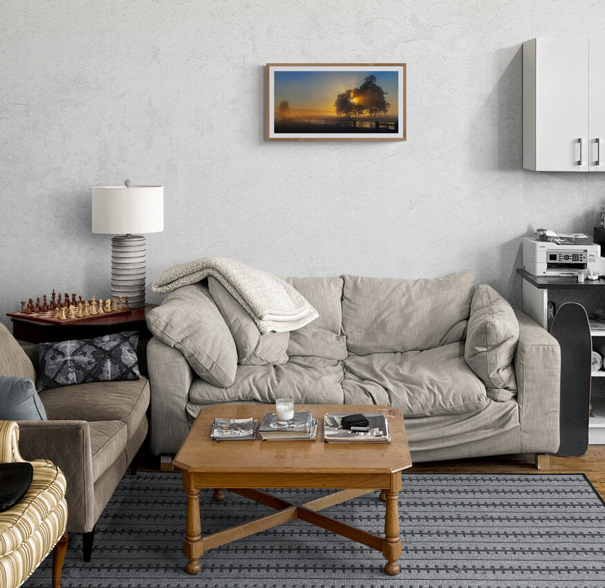 "Golden Sunrise Burst" - Original Australian PanoScape Fine Art Photograph