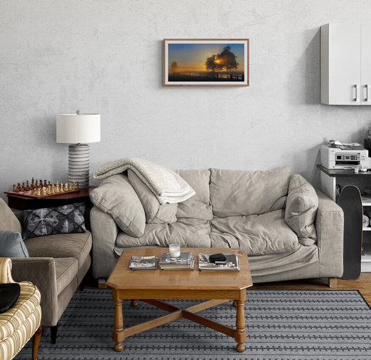 "Golden Sunrise Burst" - Original Australian PanoScape Fine Art Photograph