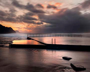 "Golden Sunrise Pool" - Original Australian Fine Art Photograph