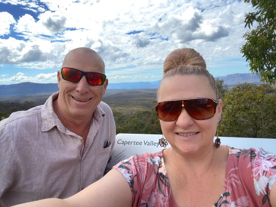 Cass & Jeff Walsh on Location - Capertee Valley Lookout