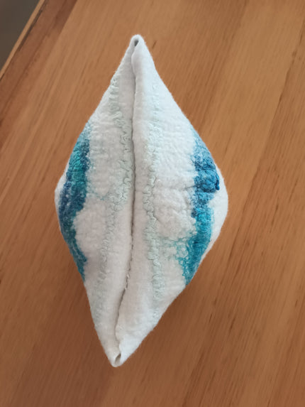 3S Series #7 wool felt sculpture by Karen Jane Williams