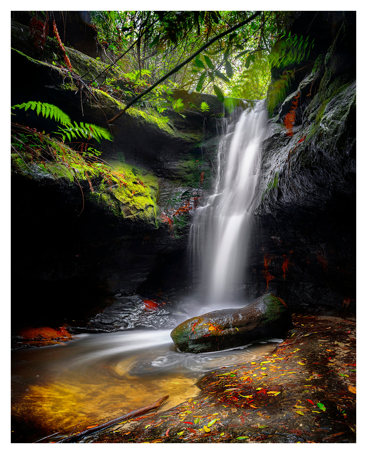 "Amber Cascade" - Original Australian Fine Art Photograph