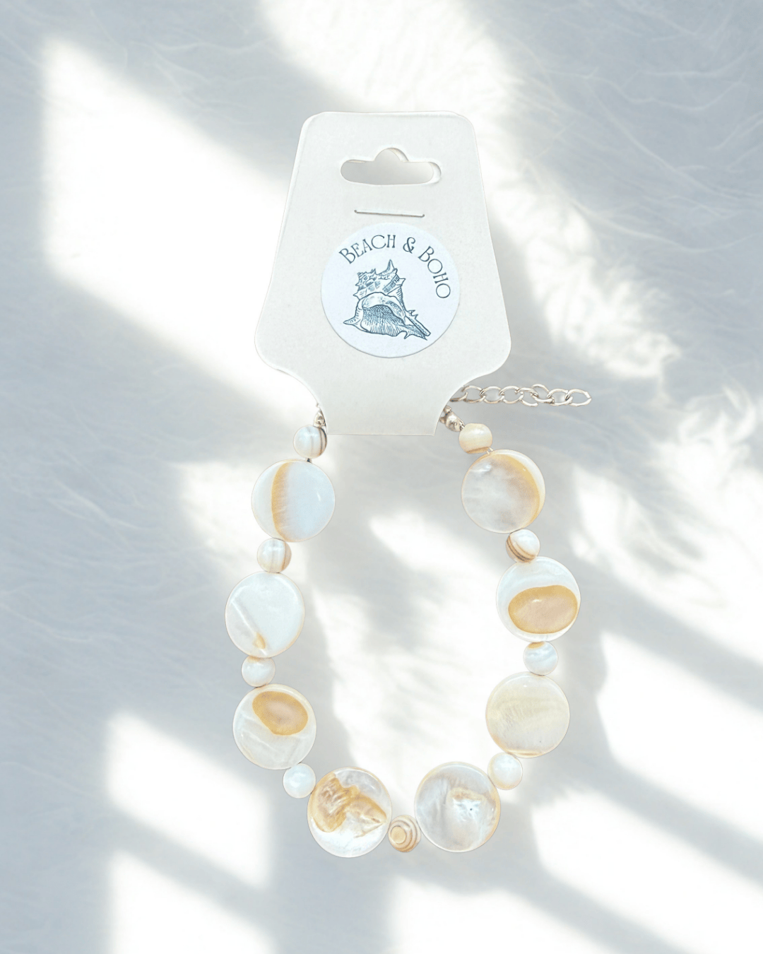 Beach & Boho Coastal Shell Bracelet - Joanne Hinchcliffe