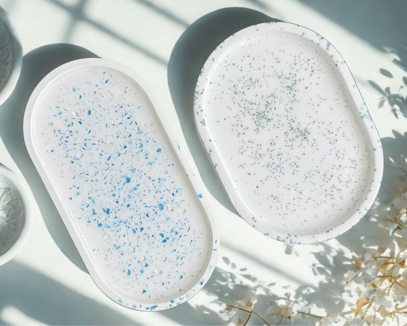 Beach & Boho Eco Resin Oval Trinket Tray - Joanne Hinchcliffe