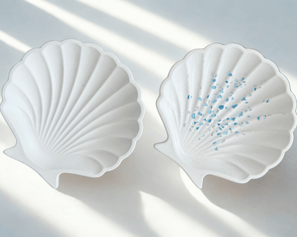 Beach & Boho Eco Resin Scallop Shell Trinket Tray - Joanne Hinchcliffe
