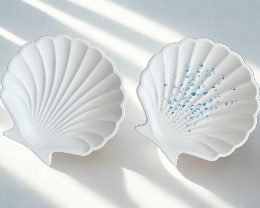 Beach & Boho Eco Resin Scallop Shell Trinket Tray - Joanne Hinchcliffe
