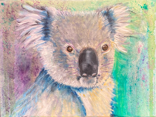 "Koala" Oil on Canvas - 20cm x 30cm (unframed)