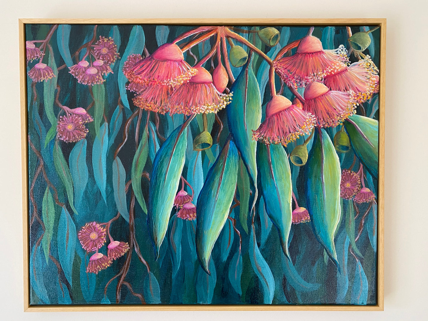 "Gum Blossoms" Oil on Canvas - 40cm x 50cm