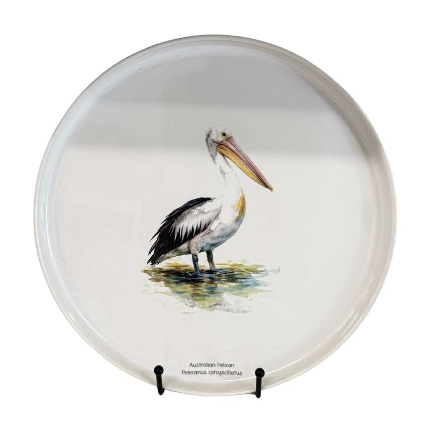 Ceramic Dinner Plate - Pelican