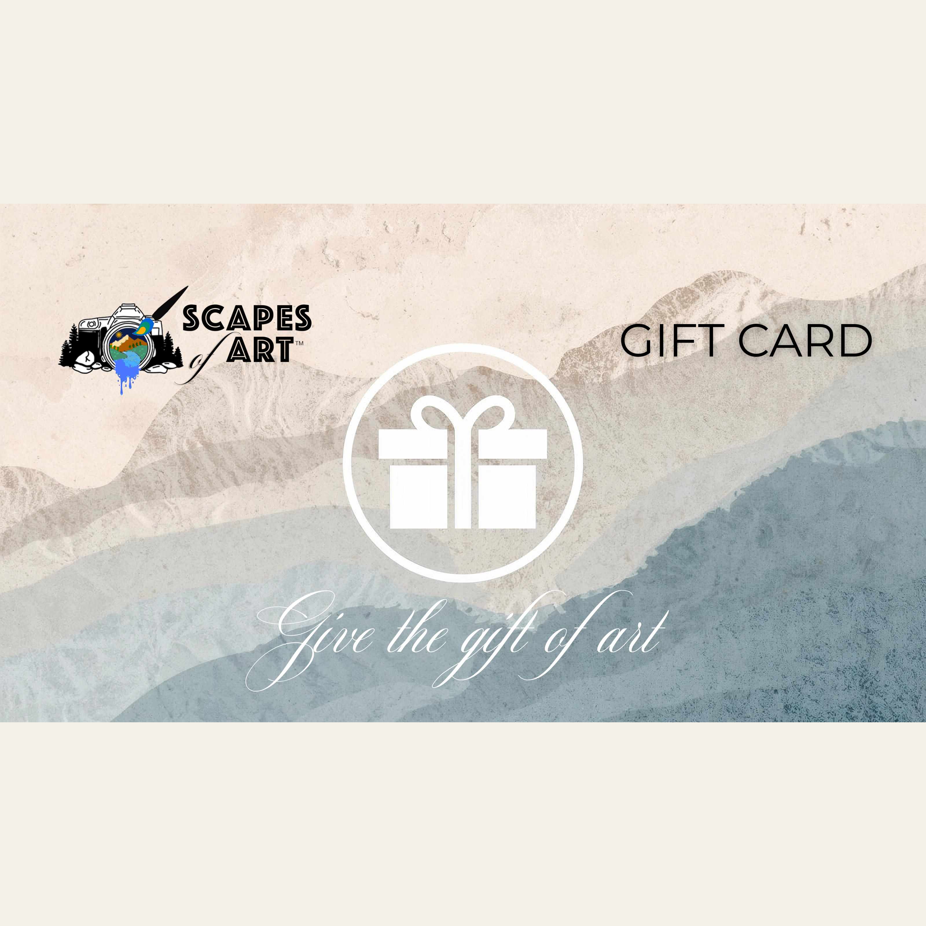 Scapes of Art Gift Card