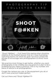 Photography Tip Collector Cards