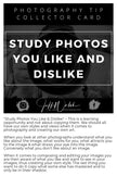 Photography Tip Collector Cards