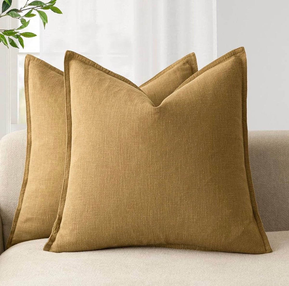 Accent Cushion — Honey Mustard