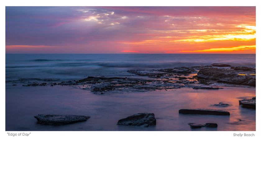 Edge of Day — photograph by Jeff Walsh Photographer, supplied for the 2027 Central Coast Calendar