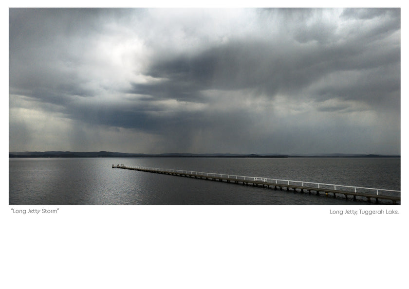 Long Jetty Storm — photograph by Jeff Walsh Photographer, supplied for the 2027 Central Coast Calendar