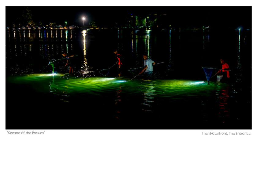 Season of the Prawns — photograph by Jeff Walsh Photographer, supplied for the 2027 Central Coast Calendar