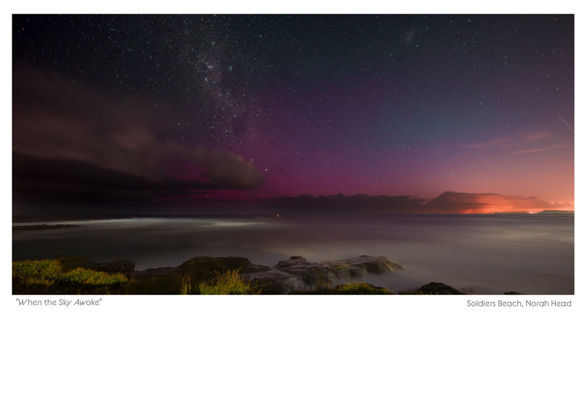 When the Sky Awoke — photograph by Jeff Walsh Photographer, supplied for the 2027 Central Coast Calendar