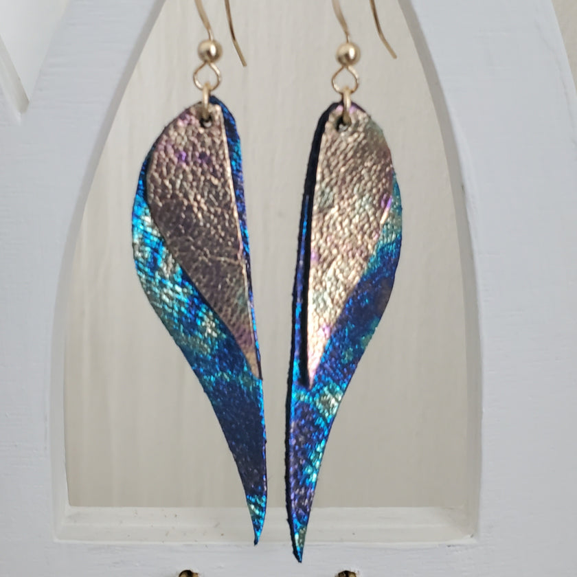 Church of Adornment medium two-piece gold-fill earrings, Shape earrings 8