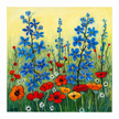 Delphiniums & Poppies - Mary Cottam