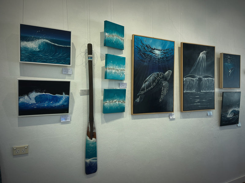 Kelly Stewart’s coastal artworks on display