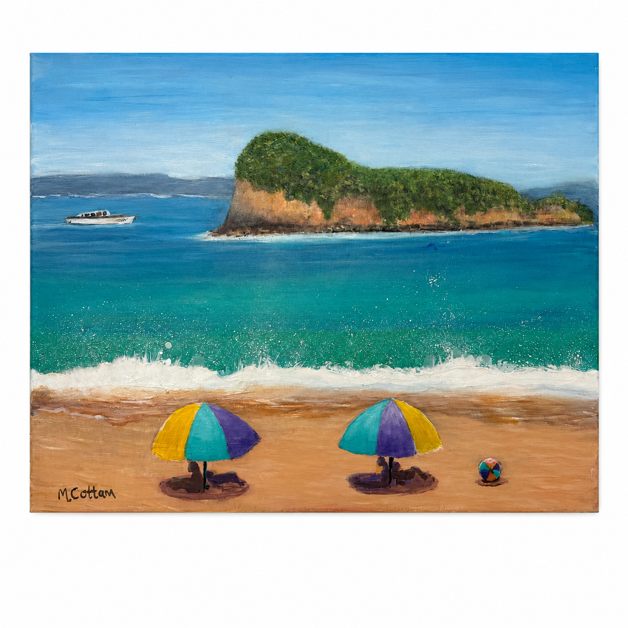 Lion Island & Umbrellas - Mary Cottam
