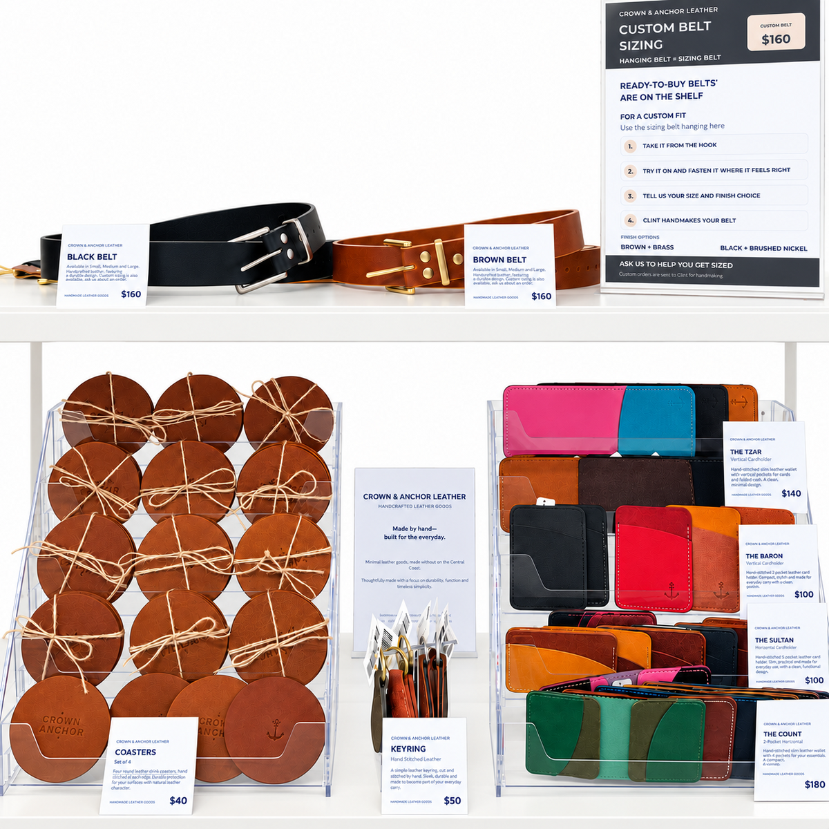Crown & Anchor Leather