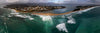 New Years Flight by Jeff Walsh — aerial panorama of The Entrance, Central Coast NSW