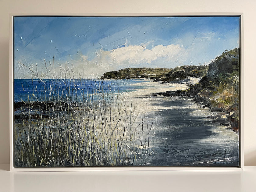 Geoff Barlow original coastal painting — Coastal Grass