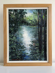 Geoff Barlow original coastal painting — The Waterhole
