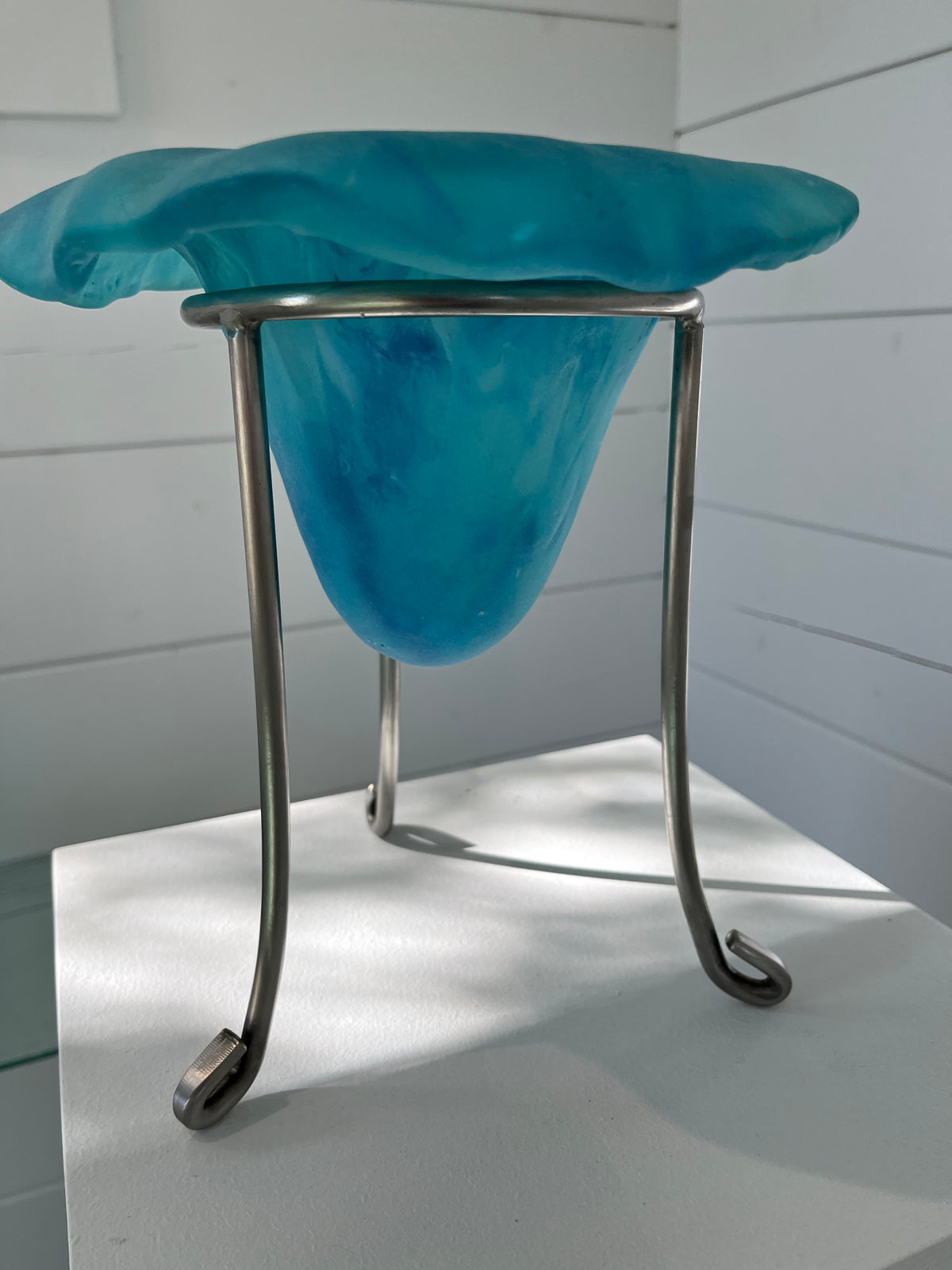 Cherie Platen glass artwork — Drop Vase 1
