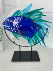 Cherie Platen glass artwork — Fish 1 large