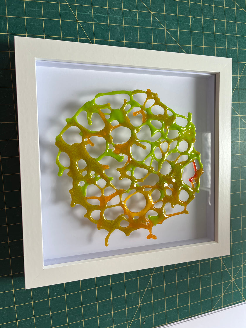 Cherie Platen — Coloured Coral 1 framed artwork