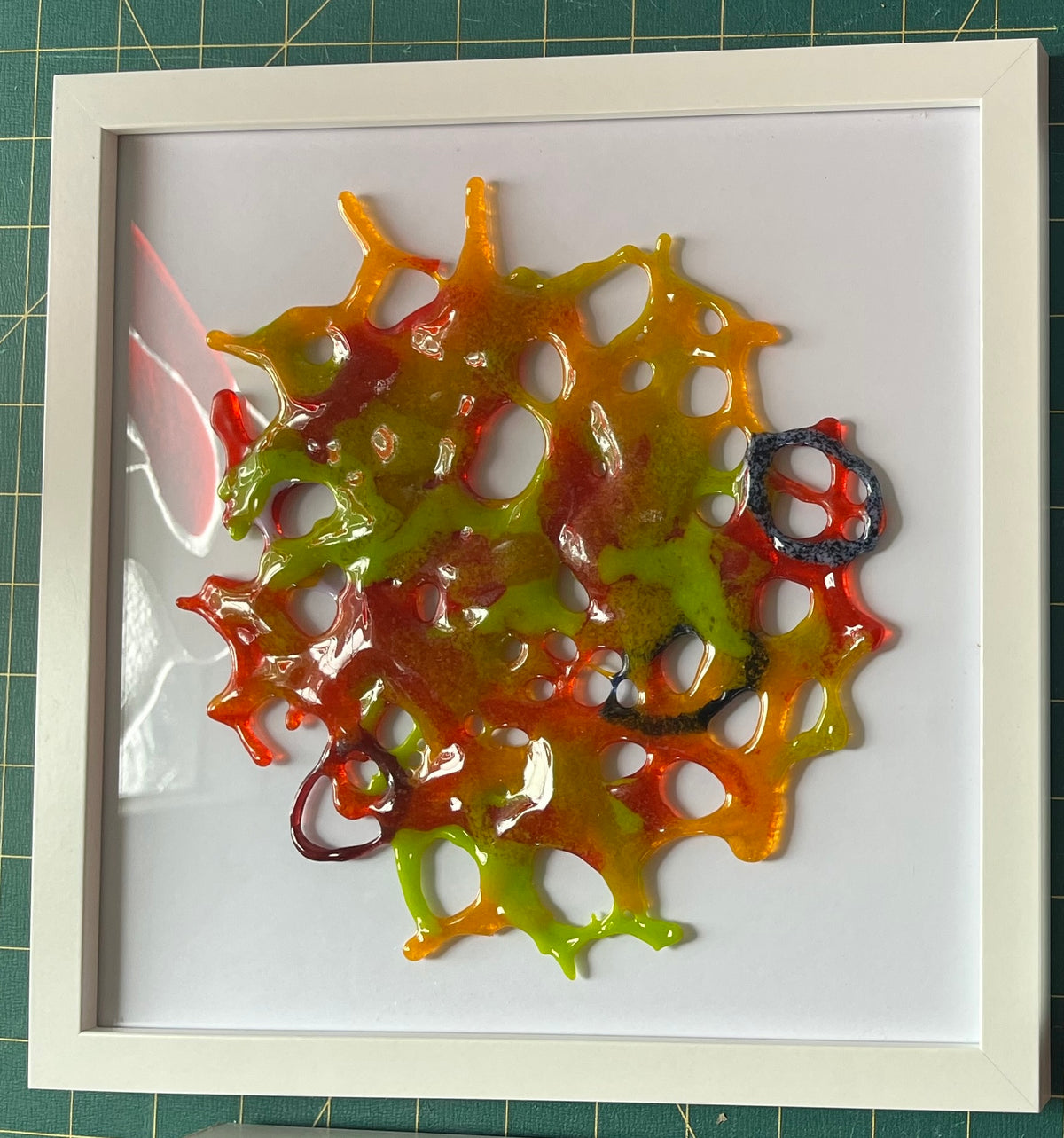 Cherie Platen — Coloured Coral 2 framed artwork