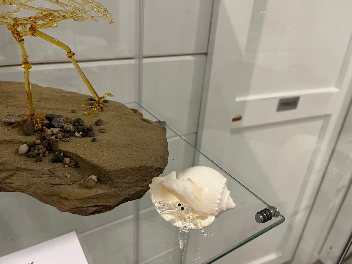 Cherie Platen — Hermit Crab glass artwork