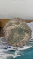 Karen Jane Williams wool felt sculpture — Large Stone of Wool - pink