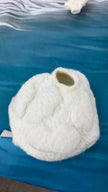 Karen Jane Williams felt sculpture — #4 - Circle with 2 openings