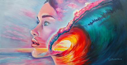 Bianca Debartolo original artwork — Born of Sunset and Sea