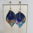 Church of Adornment Small 1 piece earring with accent GF, Petal earrings 2