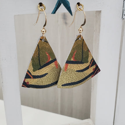 Church of Adornment Medium one-piece gold-fill Tropical earrings