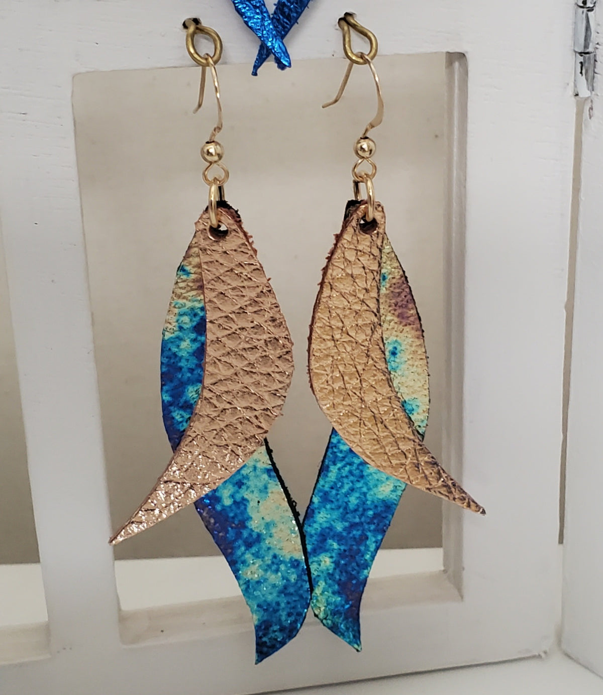 Church of Adornment Medium two-piece gold-fill Wave earrings