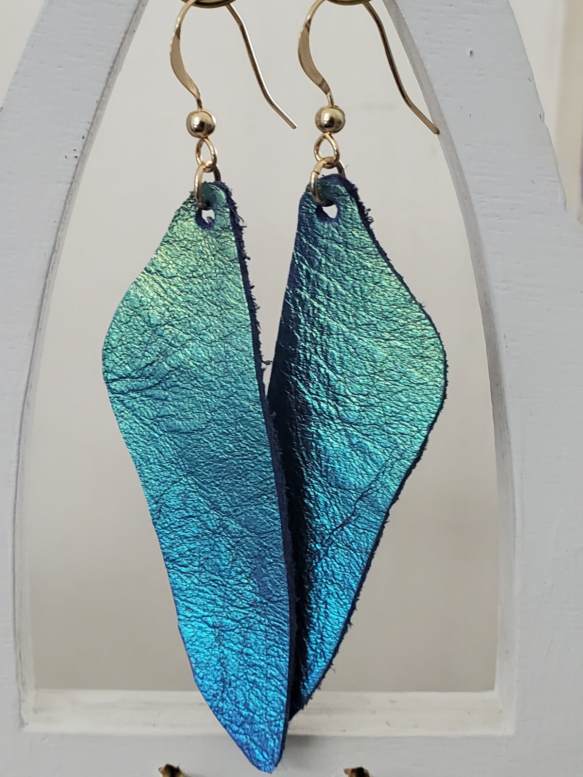 Church of Adornment Medium one-piece gold-fill Wing earrings