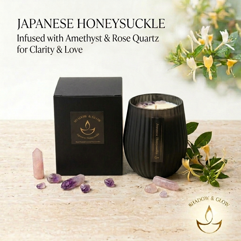 Shadow & Glow Large Japanese Honeysuckle candle