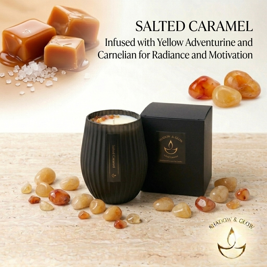 Shadow & Glow Large Salted Caramel candle