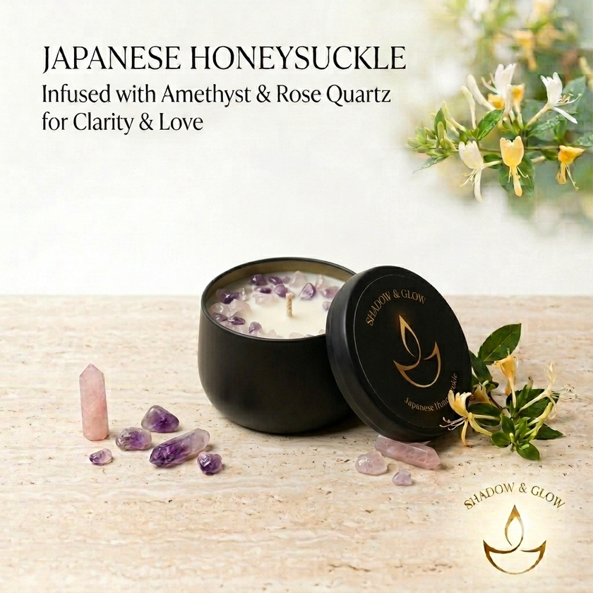 Shadow & Glow Small Japanese Honeysuckle candle
