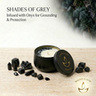 Shadow & Glow Small Shades of Grey candle