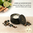 Shadow & Glow Small Lime & Sandalwood candle