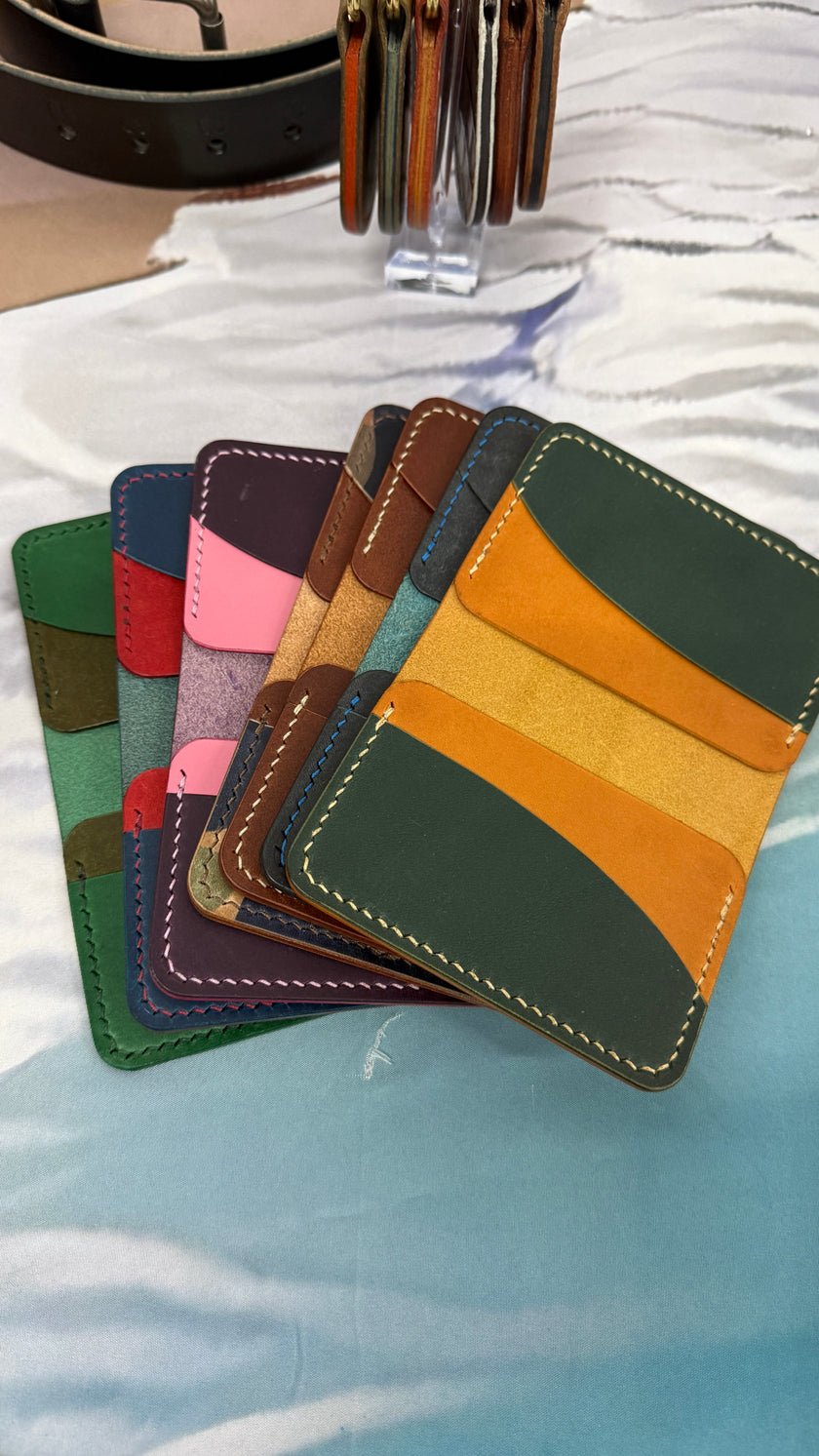 The Count four-pocket folded leather wallet