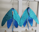 Church of Adornment Large four-piece sterling silver Wing earrings