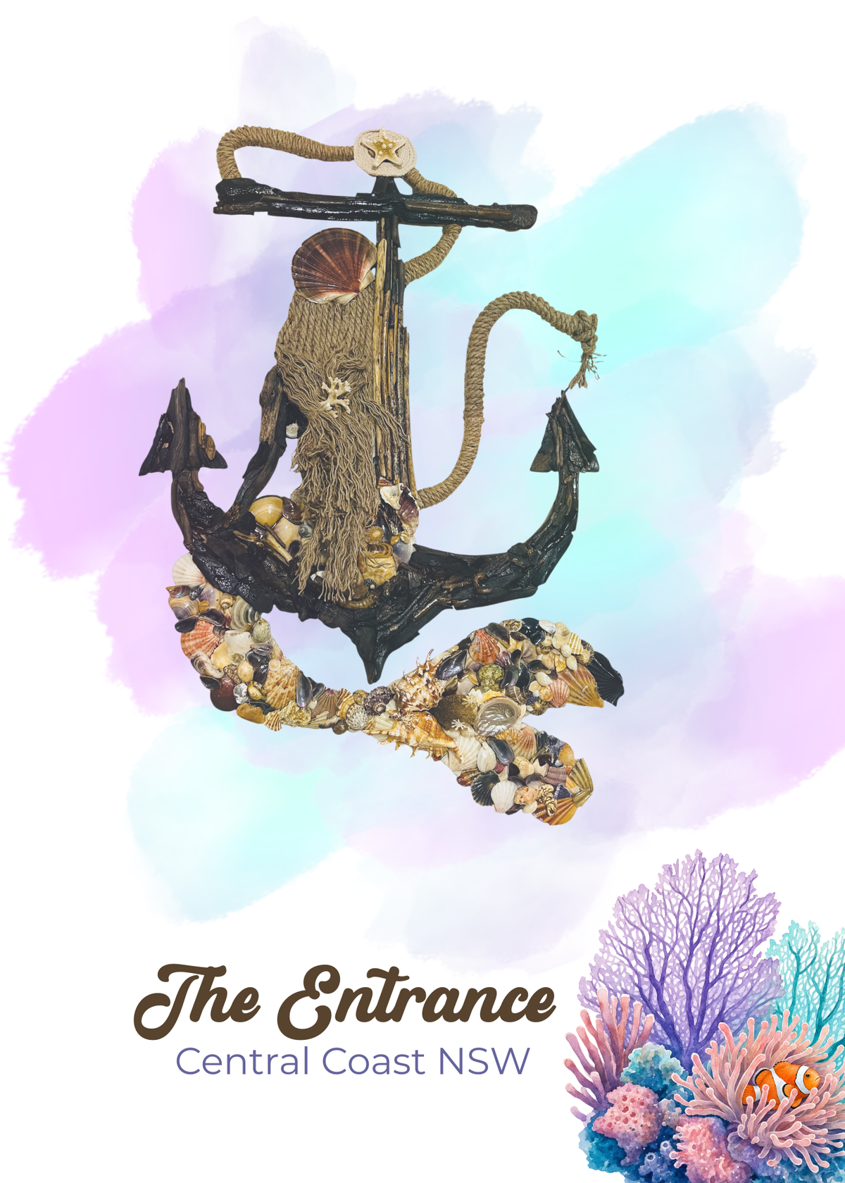 Wild Tide Designs large mermaid art card